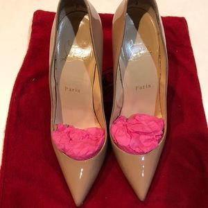SOLD Christian Louboutin Nude So Kate 37.5 - SOLD